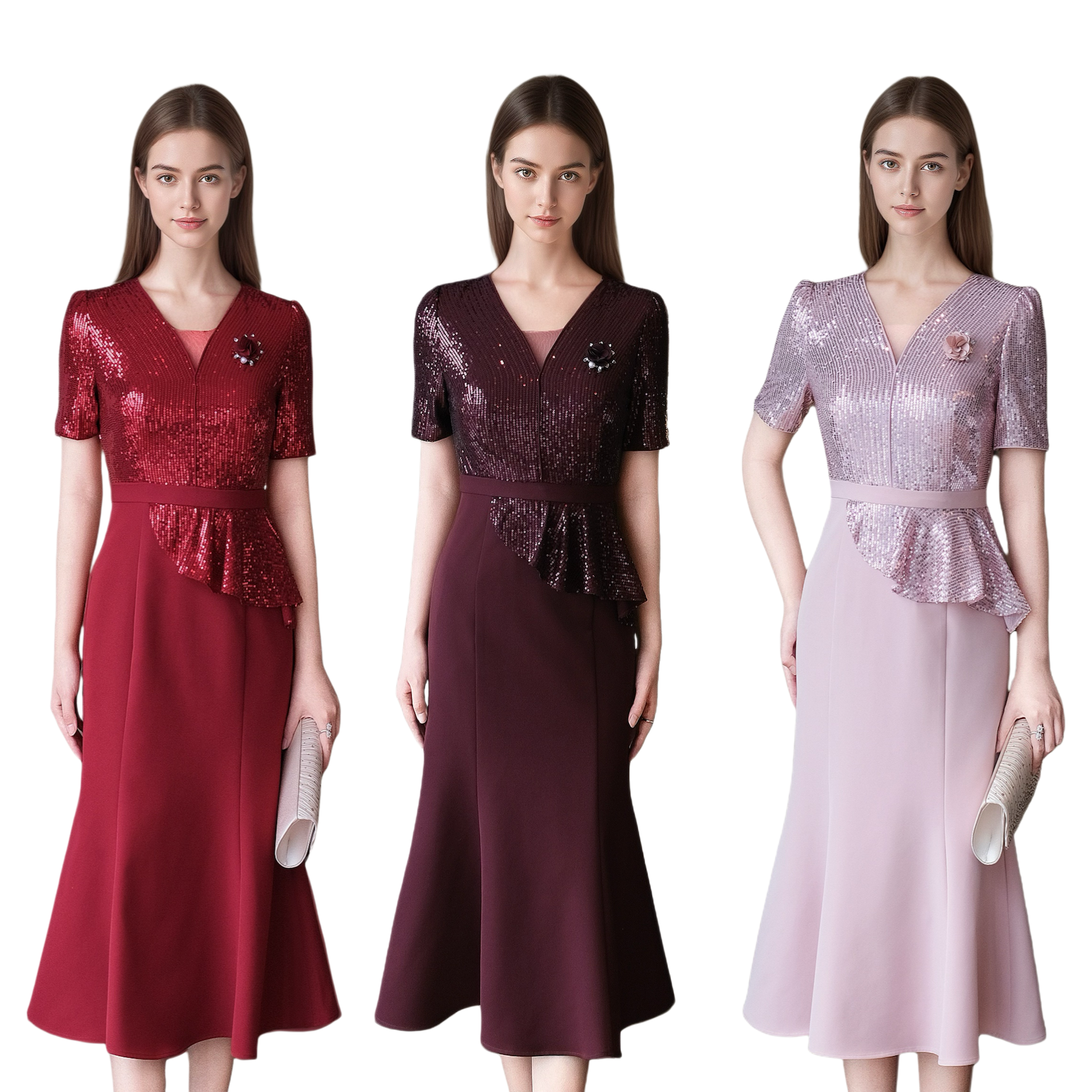 Peplum Bridesmaid Dresses - Elegant & Sexy Fashion