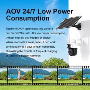 กล้องวงจรปิด3เลนส์ระบบตรวจจับการเคลื่อนไหวอัจฉริยะ PTZ 4G ใช้เครือข่ายซิม4G สำหรับใช้กลางแจ้งใช้ในบ้าน - Product Image 6