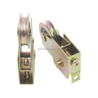 Rouleau coulissant pour porte patio en acier de haute qualité Cowell D1509, épaisseur 4 mm, faible bruit, design moderne, hauteur réglable, assemblage facile
