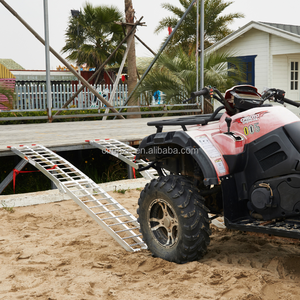 ट्रक रियर बिस्तर के लिए आर्केड डिजाइन एल्यूमीनियम मोटरसाइकिल लोडिंग रैंप - Product Image 2