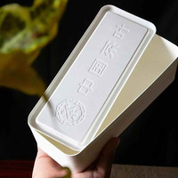Boîte cadeau écologique en pulpe recyclée avec insert en pulpe pour emballage de sérum de soin de la peau et de parfum avec couvercle