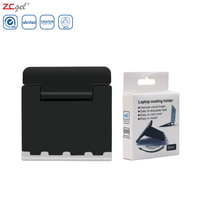 Support de refroidissement portable pour ordinateur portable, ultra-fin, pliable, dissipateur de chaleur, support surélevé, logo personnalisé