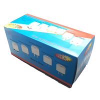 Adaptor Colokan Listrik Global 10A 250V, Konverter Soket Ekstensi Multi Negara Mini Portabel untuk Perjalanan Bisnis dan Studi