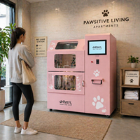 Station de lavage pour animaux de compagnie à monnayeur, écologique, résistante à l'usure, double mode manuel et automatique, pour usage public
