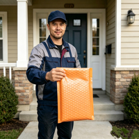 Enveloppes à bulles Fuxury, enveloppes rembourrées auto-scellantes en poly, emballage pour petites entreprises, sacs à bulles étanches pour l'expédition