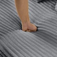 Modernes Minimalistisches Zeitgenössisches Umweltfreundliches Vakuumkomprimiertes Faltbares Futon-Sofabett mit Stoffbezug 3-Sitzer