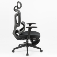 Chaises de bureau design luxueux, chaise de bureau ergonomique en maille moderne de luxe, chaise de bureau exécutive pour ordinateur