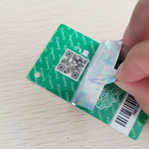 Étiquette anti-contrefaçon personnalisée exclusive avec code QR unique, anti-transfert et inviolable, un article, un code - Product Image 3