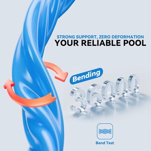 <span class=keywords><strong>Piscina</strong></span> Gonfiabile Rettangolare in PVC a 3 Strati per Adulti e Bambini, Ideale per Feste Acquatiche Estive - Product Image 5