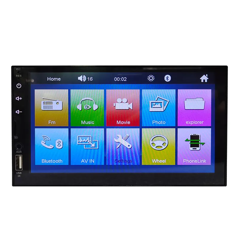 Universeller 7 Zoll Multimedia HD kapazitiver Bildschirm Auto MP5 DVD Android Screen Player