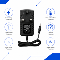 Adaptateur secteur AC/DC 3V1A 3W 5,5x2,5mm personnalisé en gros, prise murale UK pour appareils Bluetooth et de surveillance