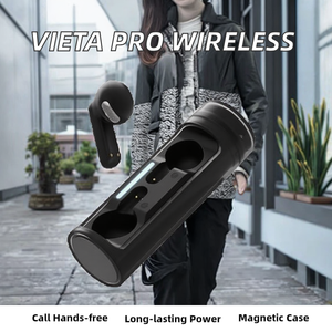 Audífonos Inalámbricos <span class=keywords><strong>Vieta</strong></span> Pro 5.4 con Control Táctil y Llamadas Manos Libres Resistente al agua IPX-4, 19 horas de duración de la batería. Magnético Portátil - Product Image 2