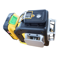 DEGLASERS Niveau Laser 360 Auto Nivellement 12V Batterie Rechargeable Laser Vert 360 ° Ligne Croisée Lazer Niveleur Niveau 3D Outil Laser