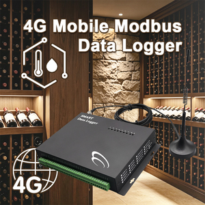 <b>Wireless</b> 4G Temp Humidity <b>Sensor</b> Battery Operated Collection Storage APP Alarm Custom Threshold Remote Monitoring - Product Image 1