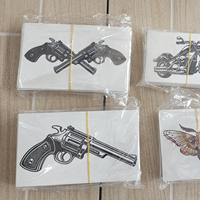 Autocollant de tatouage personnalisé pour le corps Autocollant de tatouage temporaire pour le drapeau du pays fantastique