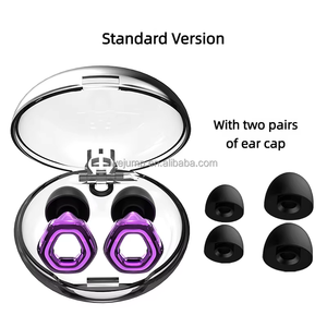 Wejump Nuevo diseño Reutilizable Silicona suave Conciertos Natación Cancelación de ruido Tapón para los oídos con 2 auriculares CE - Product Image 5