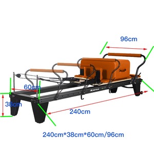 Индивидуальный заказ: Высококачественный алюминиевый регулируемый реформер для пилатеса с полной направляющей и 5-летней гарантией для студий йоги и пилатеса, фитнес-залов - Product Image 2