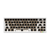 Kit de clavier Weikav Lucky65 V3 CNC en aluminium, boîtier nu en alliage d'aluminium, sans fil, 3 modes, hot-swap, joint d'étanchéité, rétroéclairage RVB, compatible QMK/VIA