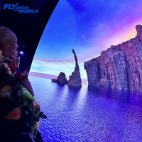 Parc à thème VR, cinéma 3D, fauteuil à mouvement, simulateur de montagnes russes 2025, projecteur de réalité virtuelle, équipement d'amusement
