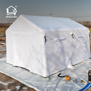 Tenda Rumah Sakit Medis Tiup Portabel Putih Tahan Air Kanvas Oxford PVC untuk Bantuan Darurat Bencana - Product Image 5