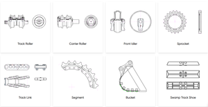 EX300-1 EX300-2 EX300-3 escavatore cingolato catena per escavatore - Product Image 5