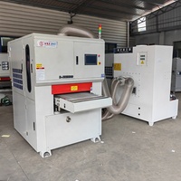 Machine automatique de polissage de métal de meulage de surface plane de PLC d'industrie pour des moulages en aluminium fer acier