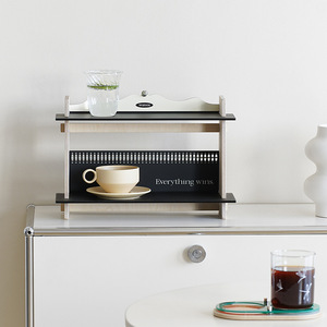 Wozoom – support de rangement pour tasses, type rectangulaire, léger, étagère de présentation de vaisselle pour décoration de bureau et de salon - Product Image 4