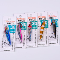NOUVEAU MAJOR Leurre Jig en Plomb 7g-30g, Hameçons d'Assistance Métalliques Coulants pour la Pêche au Bar en Eau Salée et Eau Douce