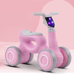 Auto a Spinta per Bambini, Bicicletta Senza Pedali Economica in Plastica, Mini Bici da Equilibrio per Bambini, Giocattolo a Quattro Ruote, Trattore a Spinta per Bambini - Product Image 5