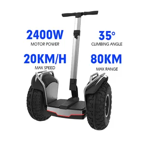 MK013 60V 1200W 2400W USA Warehouse E Scooter Moped Offroad Self-Balancing Two Wheel Electric Scooter With Big Wheels