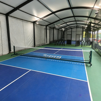 Structure de bâtiment pour terrain de pickleball intérieur, certifiée AISC, avec un retour sur investissement élevé, aménagement de terrain, directement de l'usine
