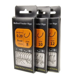 Equipo de Pesca de Carpa Estilo Europeo, Anzuelos Rectos con Punta Recta y Barbilla, Juego de Aparejos de Pesca al por Mayor - Product Image 5