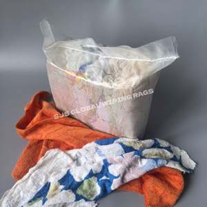 Trapos de Limpieza de Algodón 100% Reciclado, 25 Kg, Trapos de Limpieza Industriales de Colores, 10 Kg para Limpieza - Product Image 1