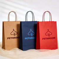 Sacs en papier kraft personnalisés imprimés en gros pour les fabricants, sacs d'emballage pour les magasins de détail, vêtements, sous-vêtements, chaussures