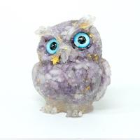 Figurine d'hibou en cristal tendance pour collection d'art, sculpture d'hibou en résine - Idéale pour cadeau de mariage et décoration intérieure