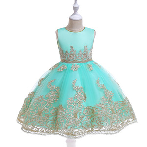 3833 bambini Vestiti di Estate Dei Capretti Abito Da Sera Della Principessa di Disegno Del Fiore di Fantasia Delle Ragazze Vestiti Da Partito Del Merletto - Product Image 5