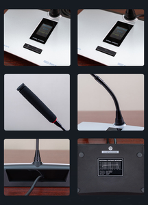 Sistema de micrófono de conferencia con cable tipo mesa ARVOX, Conferencia con equipo anfitrión, sistema de micrófono de conferencia de discusión - Product Image 5