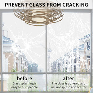 Película de ventana de tinte de coche de 12mil de alto espesor película de protección de vidrio de seguridad película de construcción transparente - Product Image 4