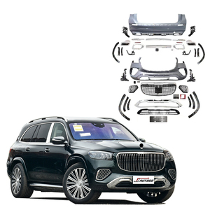 Kit de Carrocería de Material PP ABS de Nuevo Diseño para Benz <span class=keywords><strong>GLS</strong></span> 400 <span class=keywords><strong>450</strong></span> <span class=keywords><strong>4MATIC</strong></span>, Actualización a Ensamblaje de Parachoques de Auto Maybach - Product Image 1