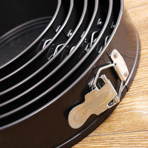 Không dính rò rỉ bằng chứng 8 inch 20cm đường kính thép carbon Vòng <span class=keywords><strong>springform</strong></span> Bánh <span class=keywords><strong>Pan</strong></span> - Product Image 5