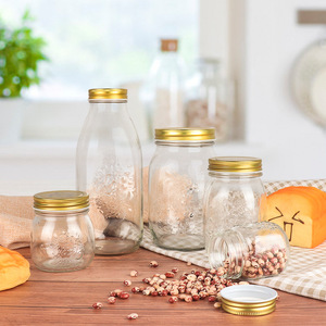 <span class=keywords><strong>Frasco</strong></span> de Vidrio para Germinación con Forma Tallada de 32 oz, <span class=keywords><strong>Frasco</strong></span> Mason con Tapa para Brotes, Miel, Frijoles, Almacenamiento de Alimentos, Vida <span class=keywords><strong>en</strong></span> el Hogar - Product Image 2