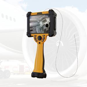 360 °   Endoscope flexible 1080P HD étanche IP67 avec source de lumière LED pour l'inspection des pales et des aubes de compresseur - Product Image 4