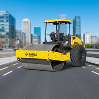 Rouleau compresseur d'asphalte avec moteur Deutz, modèle économe en énergie BW212, puissance 95 kW, pour la construction routière ou mini-compacteur à tambour unique