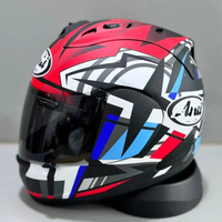 Casque intégral de moto AR*I, coque ABS double face, certifié DOT pour la conduite adulte