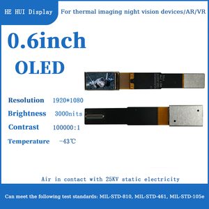 Hui תצוגת 0.6 אינץ 'דולד טמפרטורה נמוכה תצוגה תרמית הדמיה תרמית לילה מכשיר עבור 1920 אר/Vr * 1080 - Product Image 2