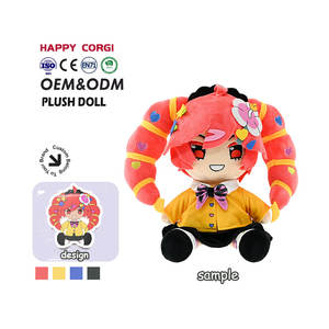 Peluche personnalisée <span class=keywords><strong>Kasane</strong></span> Teto, dessin animé, anime, deux queues de cheval, poupées en peluche, cadeau doux et mignon pour un anniversaire - Product Image 1