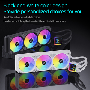 Pupazzo di neve 360mm RGB <span class=keywords><strong>AIO</strong></span> <span class=keywords><strong>liquido</strong></span> di raffreddamento ad alta efficienza PWM sistema di raffreddamento ad acqua ventola velocità <span class=keywords><strong>dissipatore</strong></span> di calore per PC ad alte prestazioni di gioco - Product Image 6
