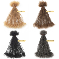Extensions de dreadlocks Sister Locs de qualité supérieure, 0,1 cm, en cheveux humains, avec coiffage protecteur et emballage personnalisé OEM
