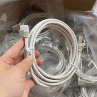 Câble Ethernet Cat6 à angle droit de 90 degrés vers le bas, cordon RJ45, câble de raccordement Ethernet haut débit de qualité supérieure