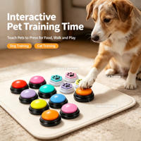 Personnalisé Chien Discours Voix Répondre Enregistrement Enregistrable Animal Chien Son Formation Intelligent Parler Boutons Buzzers Jouet Bouton